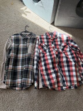 2 LRG Long Sleeve Button Ups